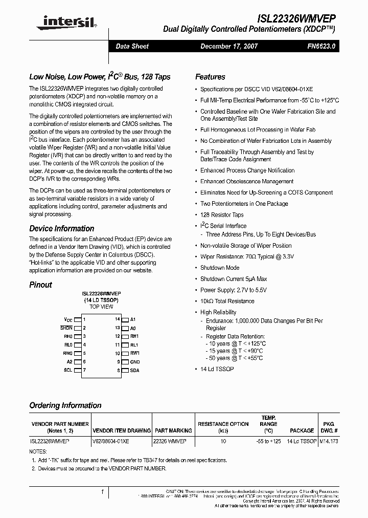 ISL22326WMVEP_317758.PDF Datasheet