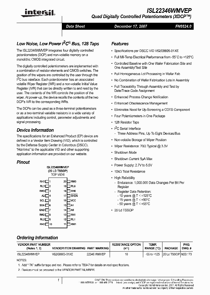 ISL22346WMVEP_317802.PDF Datasheet