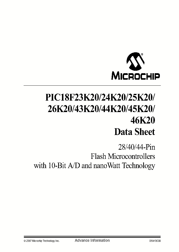 PIC18F23K20-EMLQTP_354167.PDF Datasheet