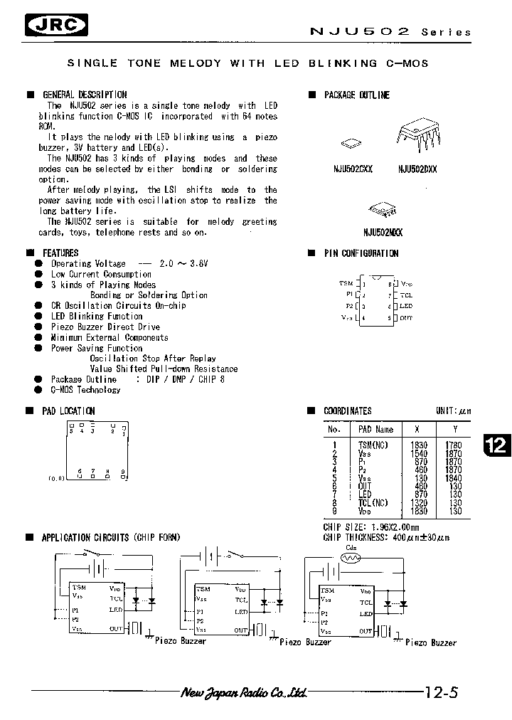 NJU502_322826.PDF Datasheet