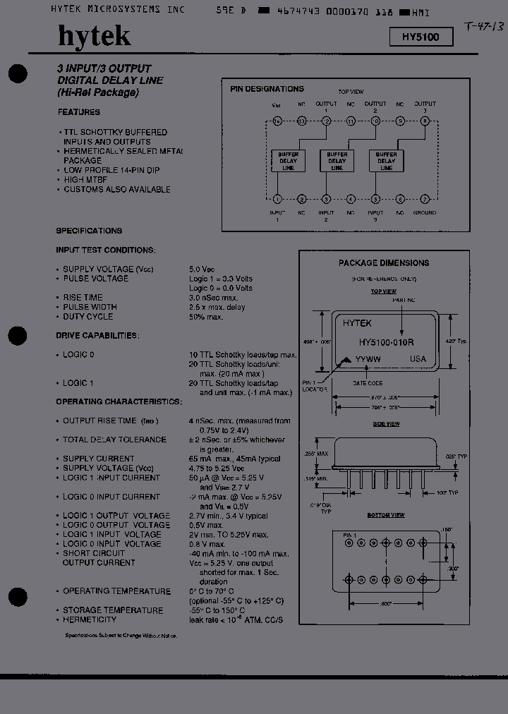 HY5100-010M_323379.PDF Datasheet
