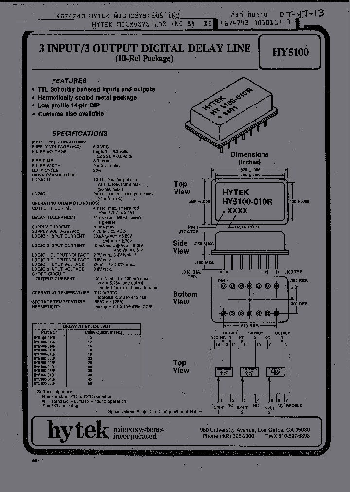 HY5100-010Z_323381.PDF Datasheet