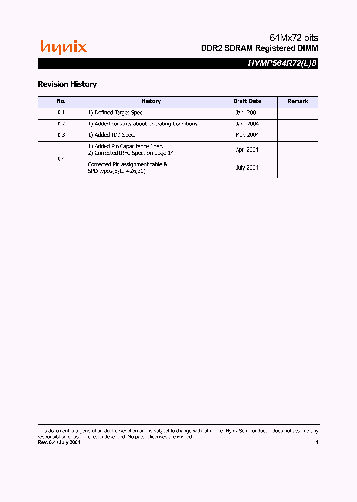 HYMP564R72L8-Y5_219959.PDF Datasheet