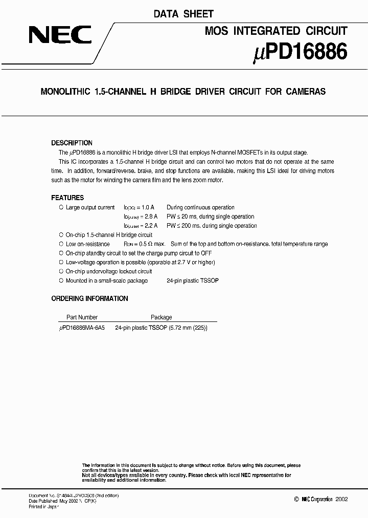 UPD16886_220448.PDF Datasheet