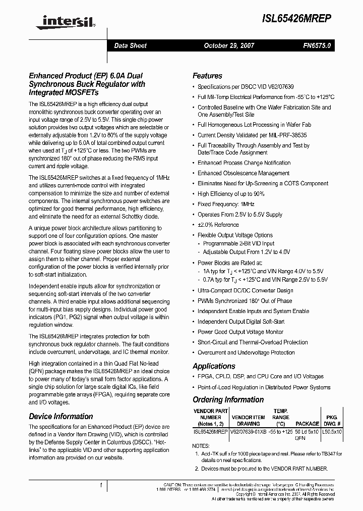 ISL65426MREP_384516.PDF Datasheet