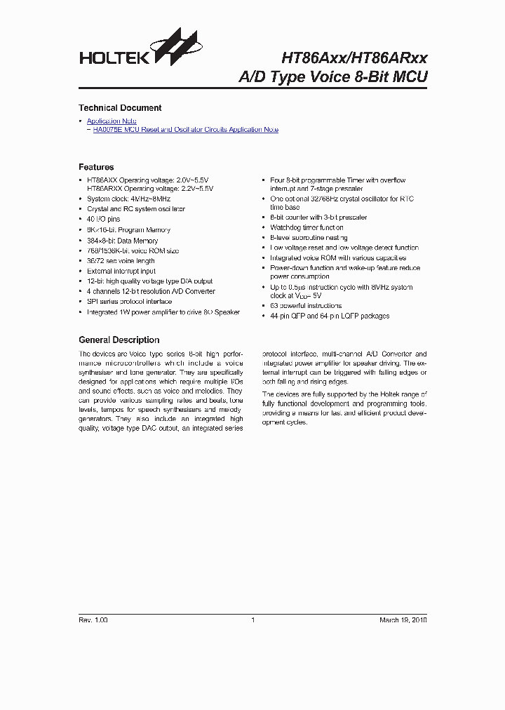 HT86AR72_396516.PDF Datasheet