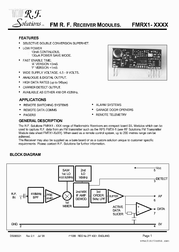 FMRX1-433A_188795.PDF Datasheet