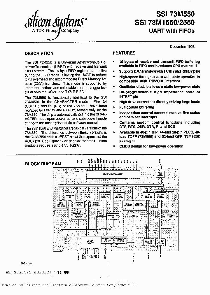 SSI73M550-IP_327414.PDF Datasheet