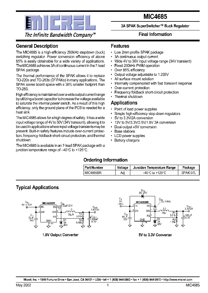 MIC4685_235572.PDF Datasheet