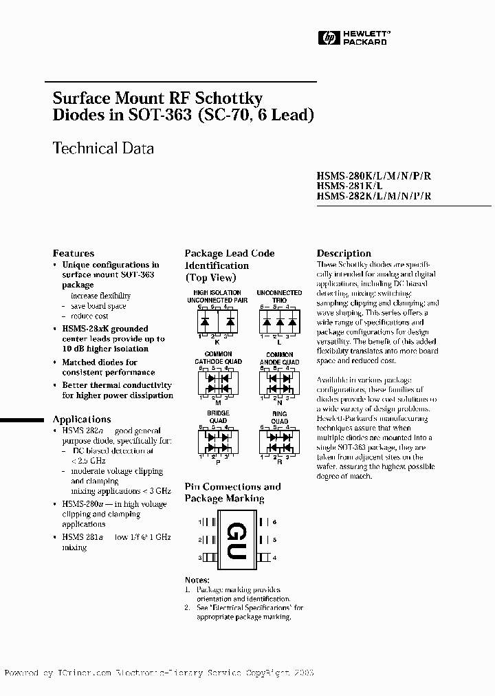 HSMS282M-BLK_328056.PDF Datasheet