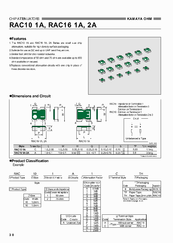 RAC161ADATP_328282.PDF Datasheet