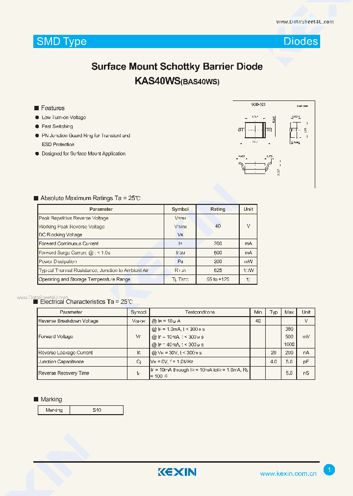 KAS40WS_189316.PDF Datasheet