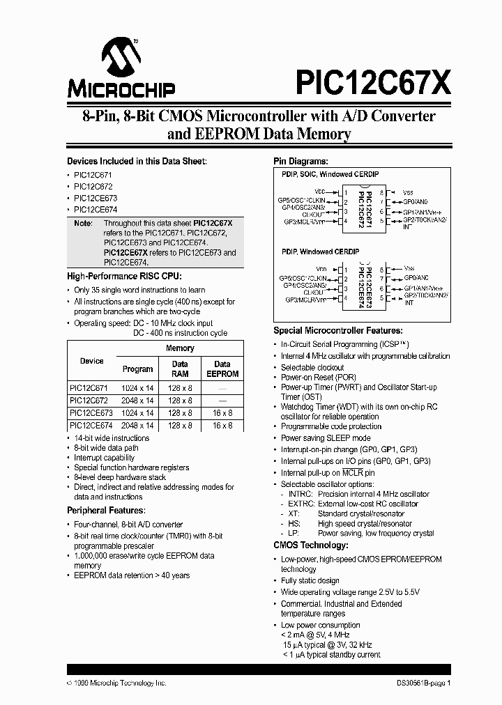 PIC12C672T-04SM_236592.PDF Datasheet