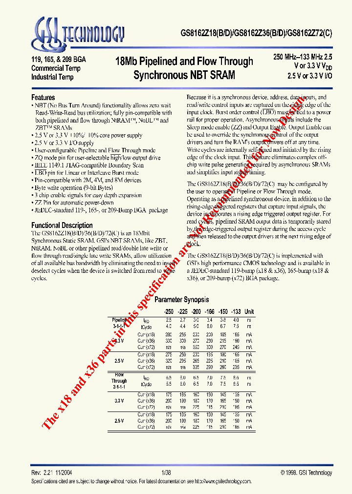 GS8162Z18B-133I_423738.PDF Datasheet