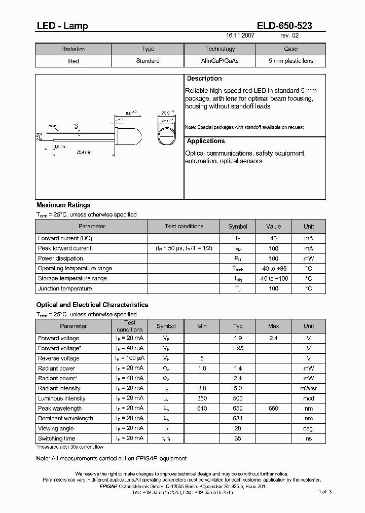 ELD-650-523_428312.PDF Datasheet