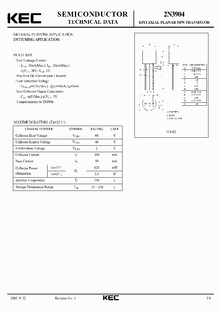 2N3904_237110.PDF Datasheet