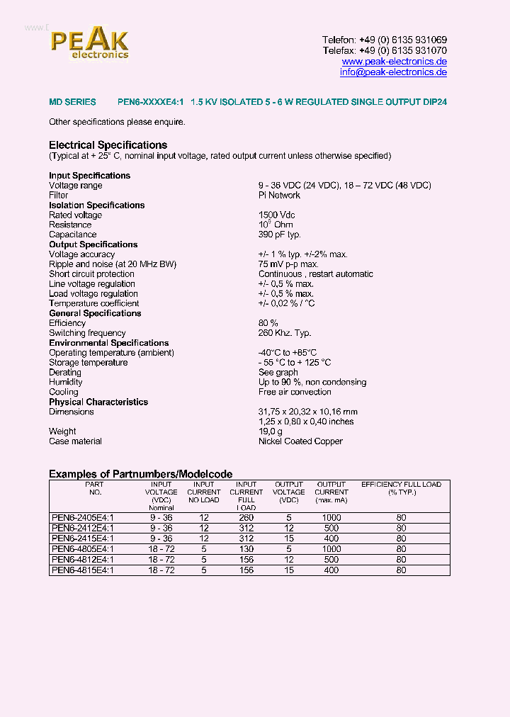 PEN6-XXXXE41_189260.PDF Datasheet