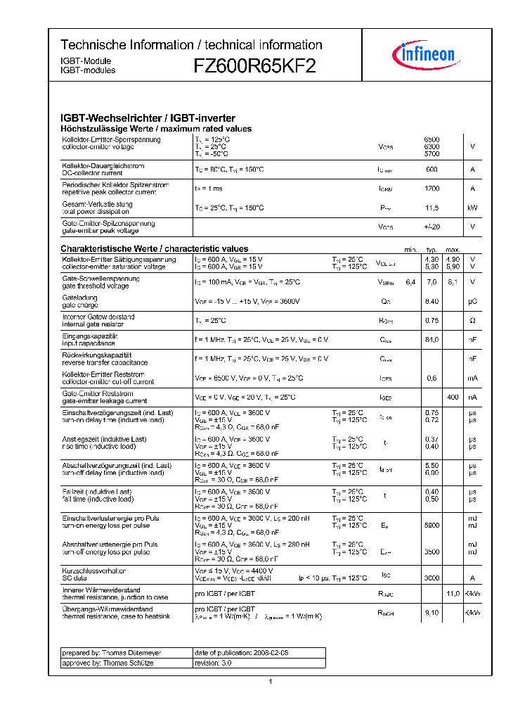FZ600R65KF2_436520.PDF Datasheet