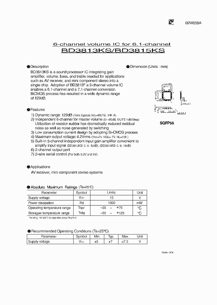 BD3813KS_238022.PDF Datasheet