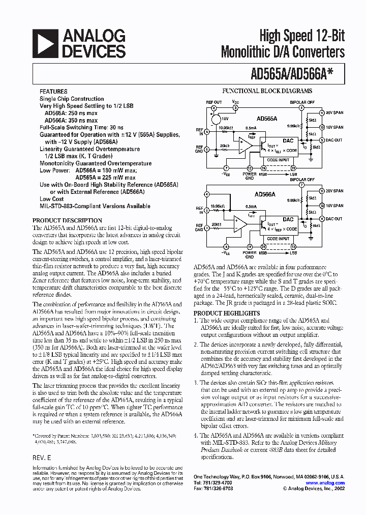 AD565A_238297.PDF Datasheet