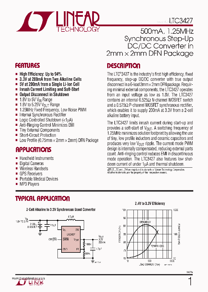 LTC3427_189770.PDF Datasheet