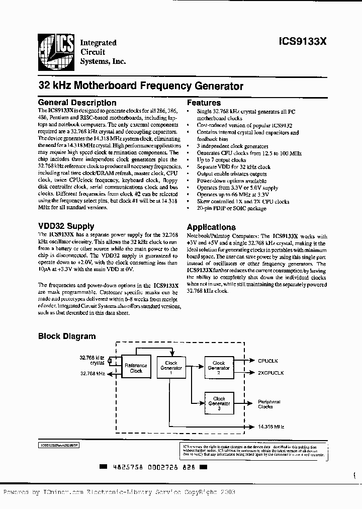 ICS9133X-01CN20_329924.PDF Datasheet