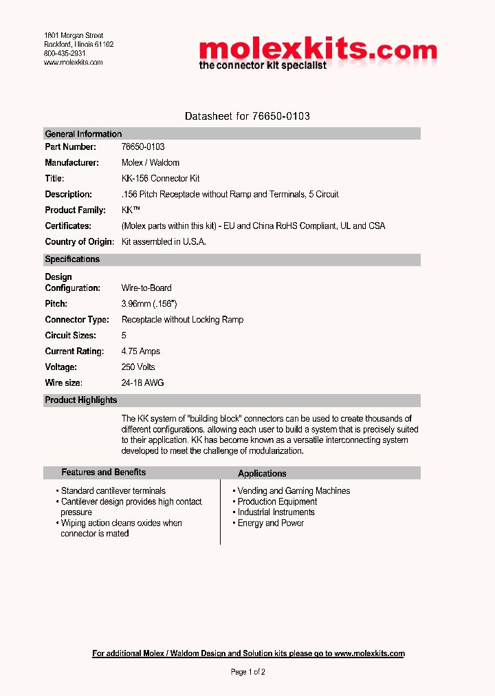 11-03-0016_339729.PDF Datasheet