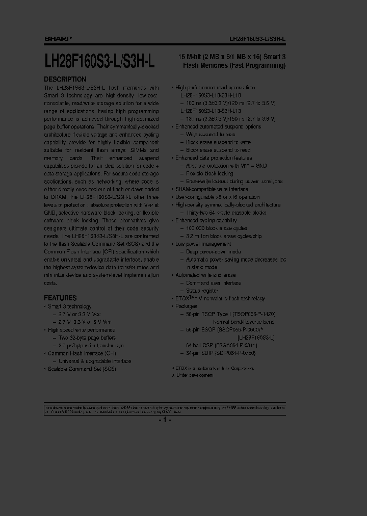LH28F160S3HB-L10_330023.PDF Datasheet