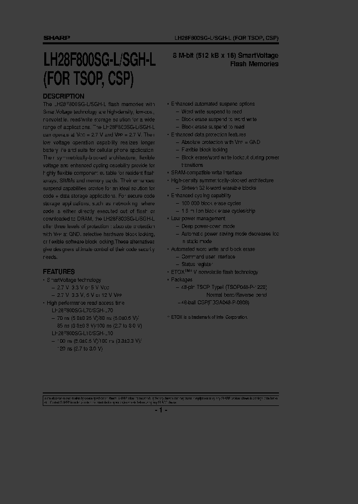 LH28F800SGHB-L10_330027.PDF Datasheet