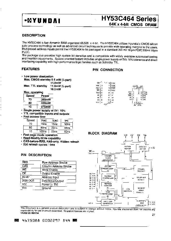 HY53C464F-70_330162.PDF Datasheet