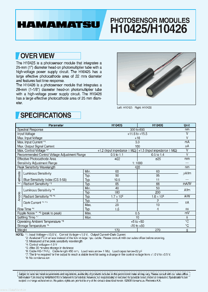 H10425_196162.PDF Datasheet
