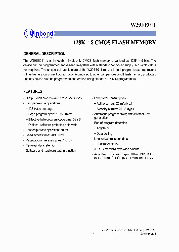 W29EE011Q-90_330671.PDF Datasheet