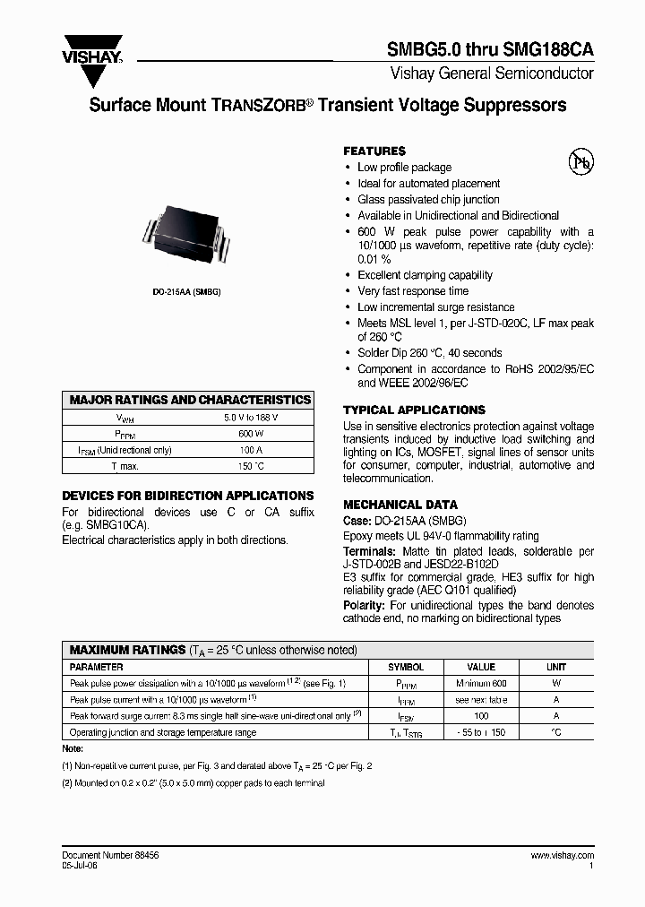 SMBG50A-E352_350440.PDF Datasheet