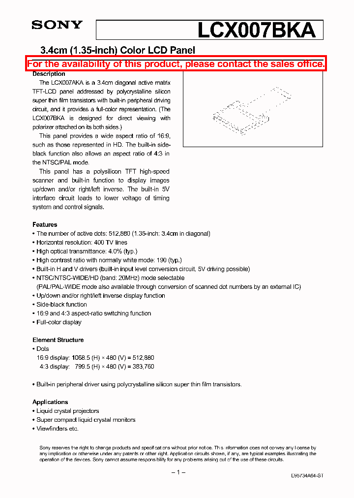 LCX007BKA_241361.PDF Datasheet