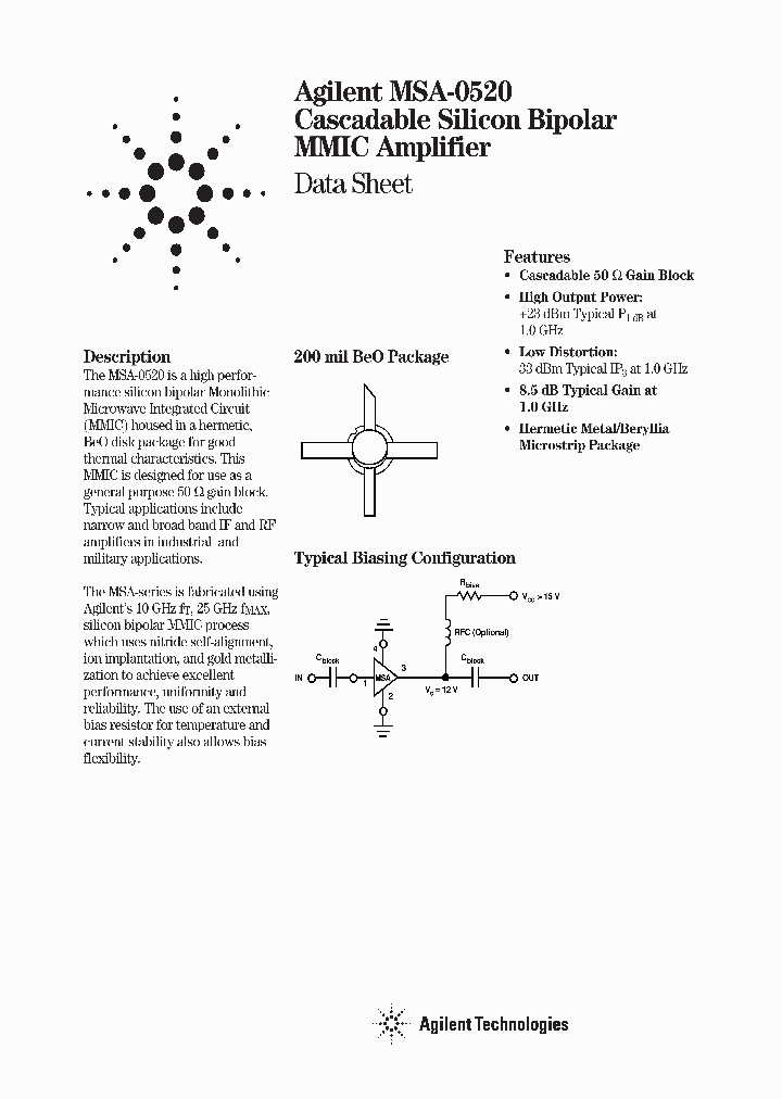 MSA-0520_196817.PDF Datasheet