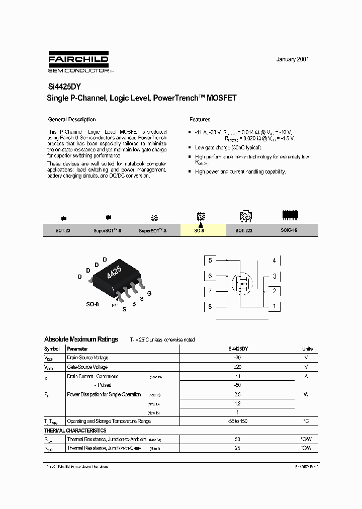 SI4425DY_477208.PDF Datasheet