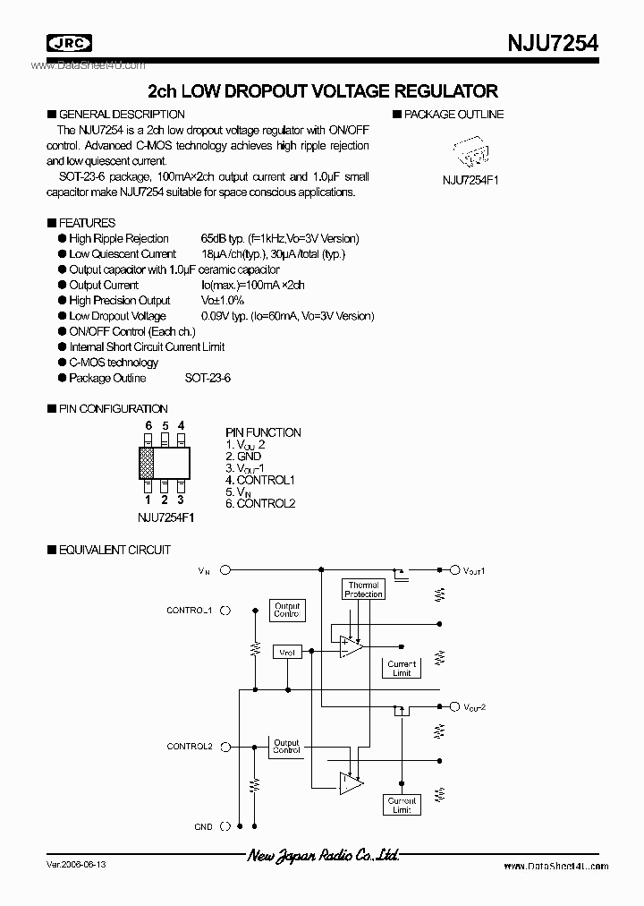 NJU7254_197195.PDF Datasheet