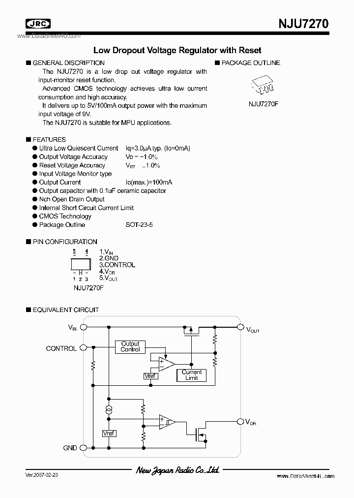 NJU7270_197198.PDF Datasheet