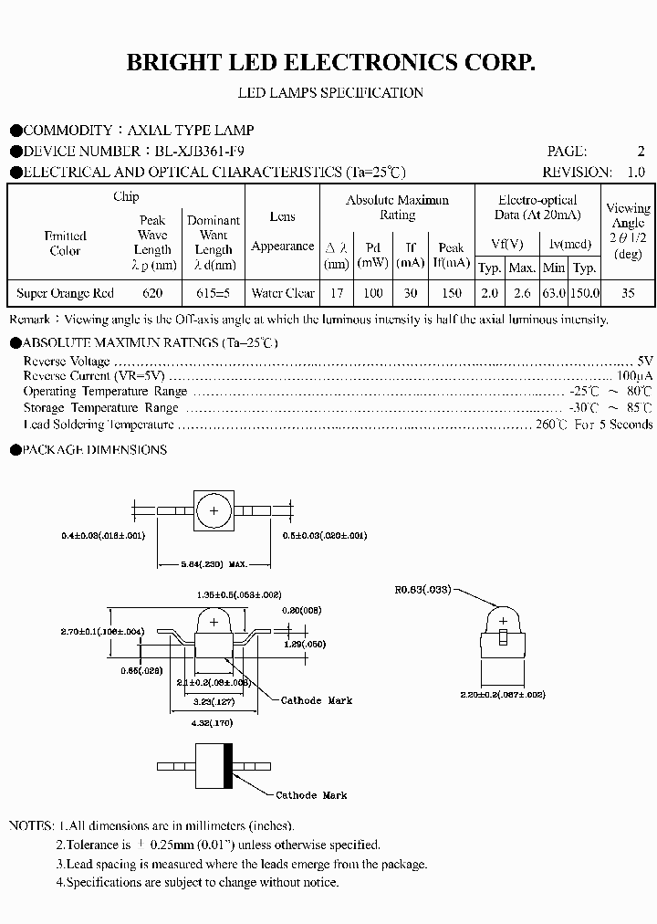 BL-XJB361-TR9_331461.PDF Datasheet