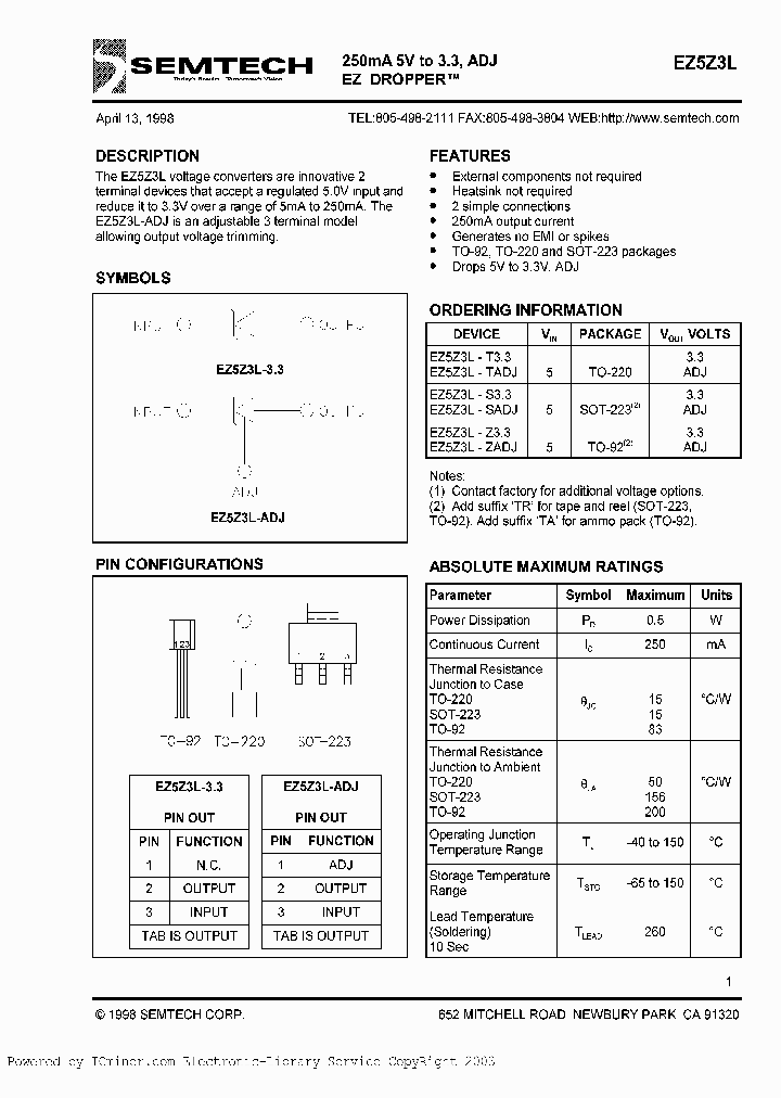 EZ5Z3L-ZADJTA_331515.PDF Datasheet