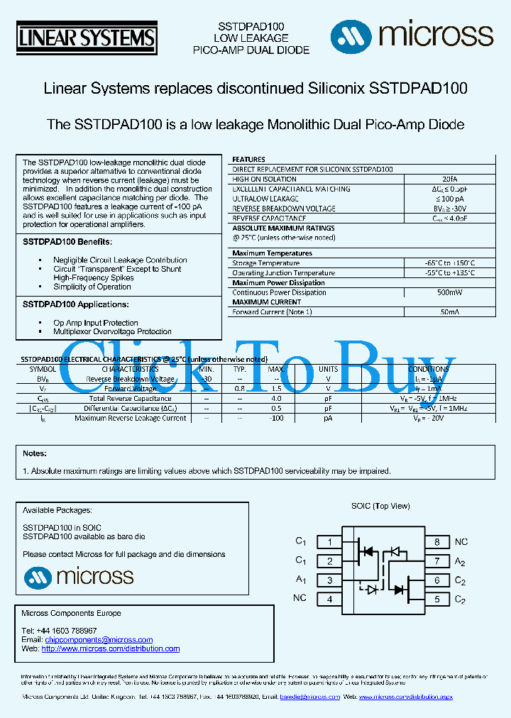 SSTDPAD100SOIC_402447.PDF Datasheet