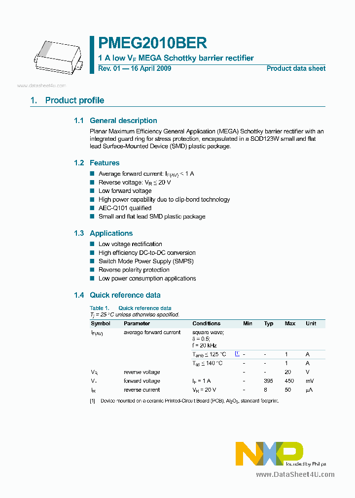 PMEG2010BER_198535.PDF Datasheet