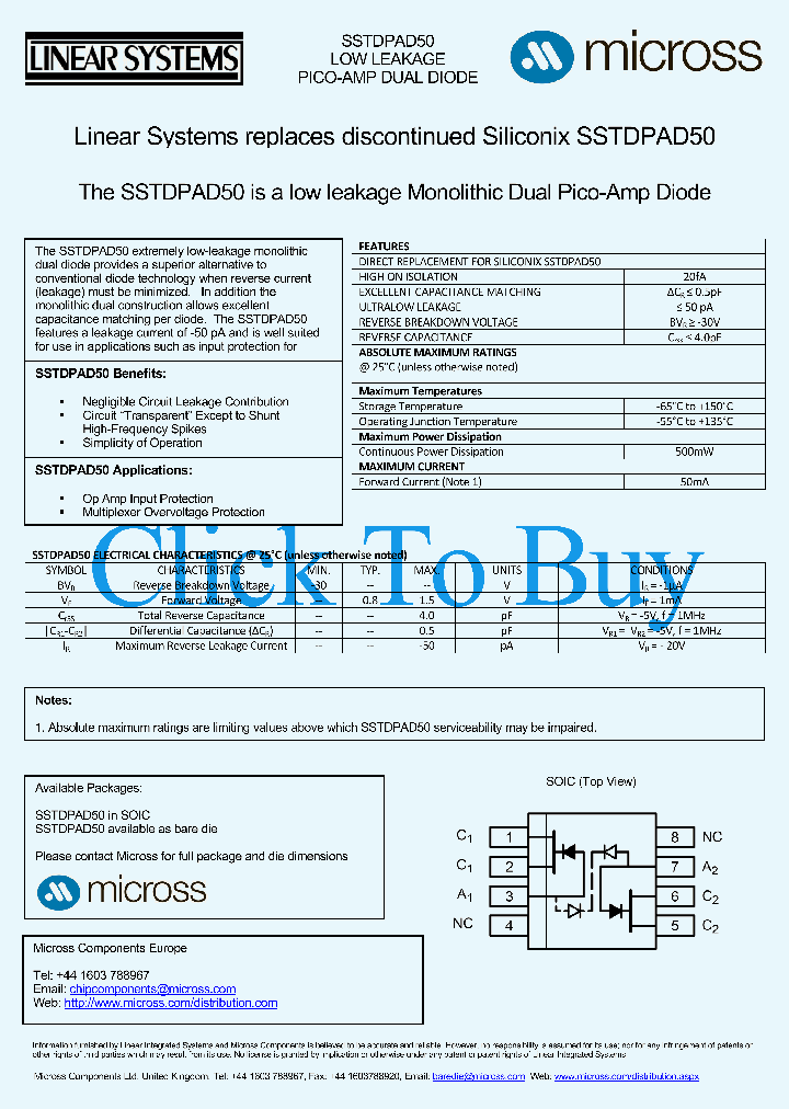 SSTDPAD50SOIC_402448.PDF Datasheet