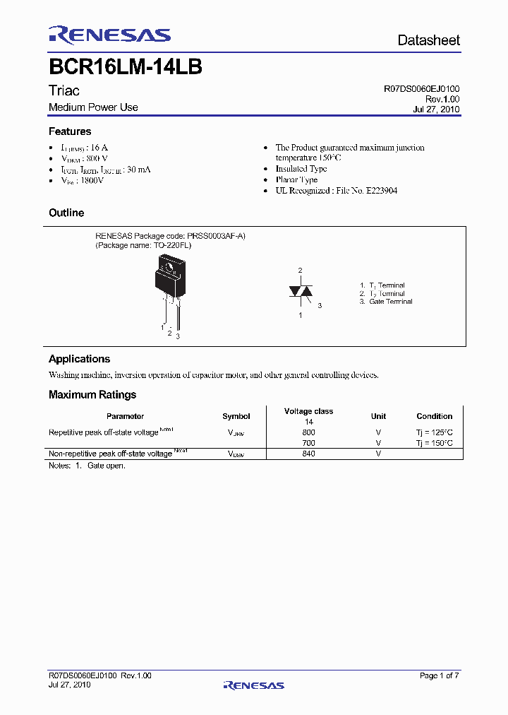 BCR16LM-14LB-A8_407557.PDF Datasheet