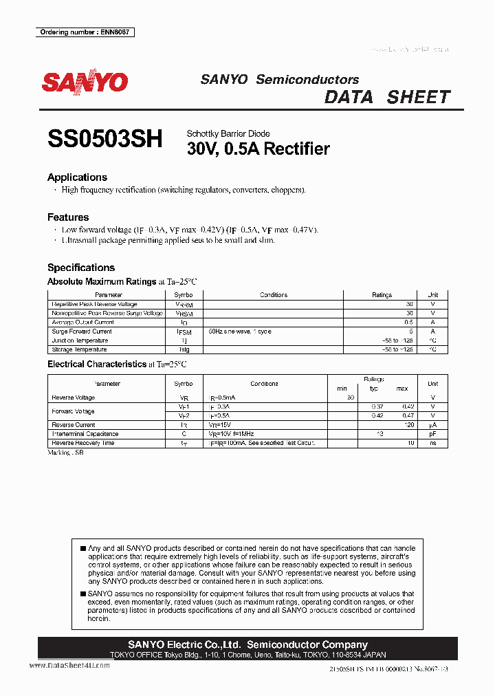 SS0503SH_199220.PDF Datasheet
