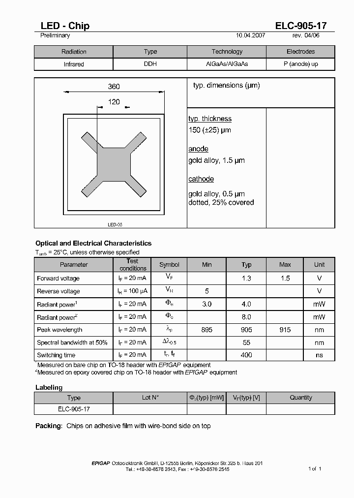 ELC-905-17_410386.PDF Datasheet