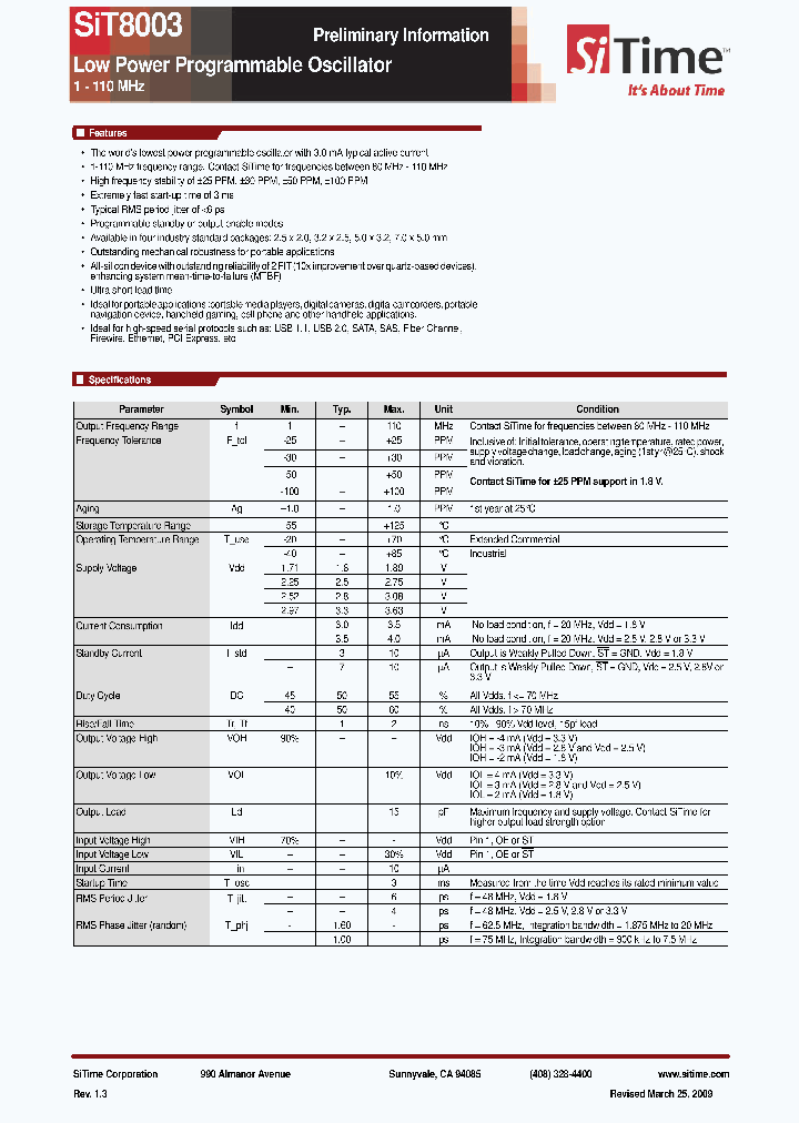 SIT8003AI-14-33E-921600_332006.PDF Datasheet