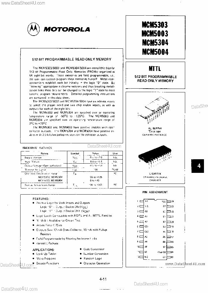 MCM5303_203586.PDF Datasheet
