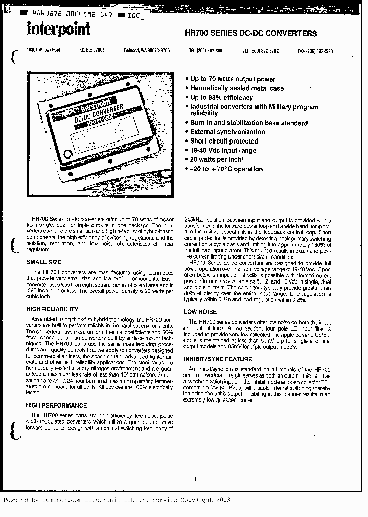 HR703-2812_332535.PDF Datasheet