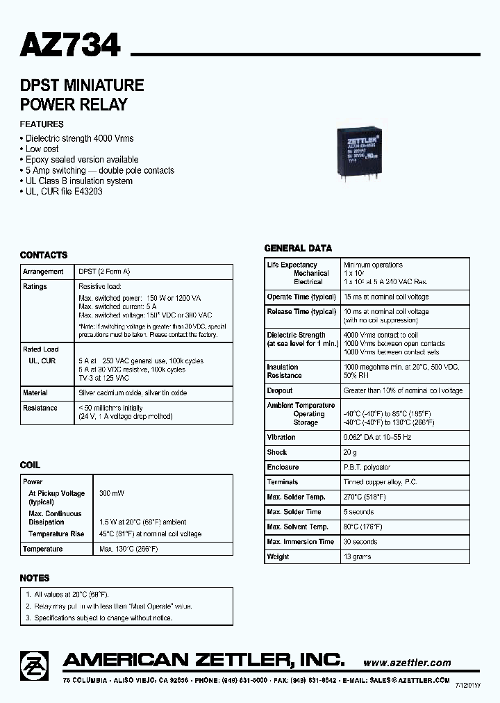 AZ734-2A-48D_425197.PDF Datasheet